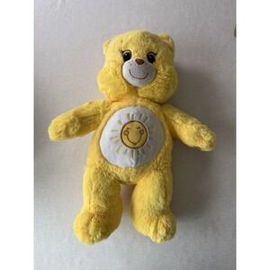 Care Bears Funshine Bear Build A Bear Plush Yellow Sun 16" Stuffed Toy